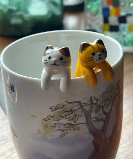 Cuchara Cerámica Gato