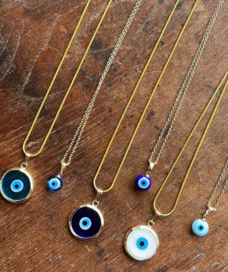 Collar Ojo Turco Murano Colores Mediano