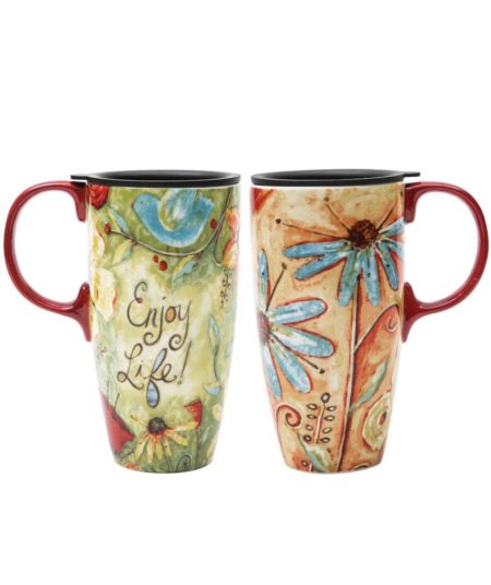 Taza con Tapadera