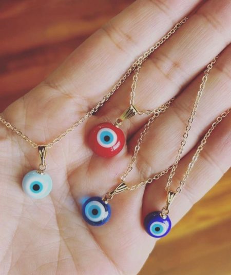Collar Ojo Turco Murano Colores Pequeño
